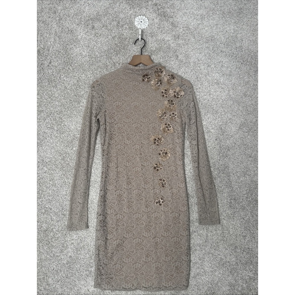 Lila Lace Floral‎ Dress - Small